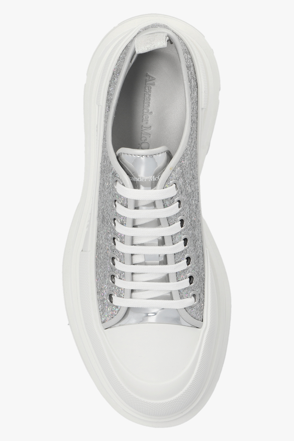 Silver alexander hot sale mcqueen sneakers